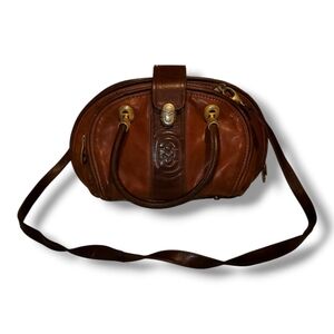 Marino Orlandi Brown Crossbody Bag